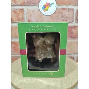 Snowbabies "Spa Girls" Ornament 2008 Department 56 New In Box